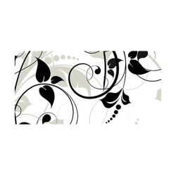 Panou bucatarie, protectie plita, aragaz, antistropire, print UV model Alb si Negru