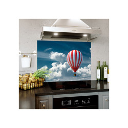 Placa decorativa bucatarie, protectie plita, aragaz, print UV , Balon