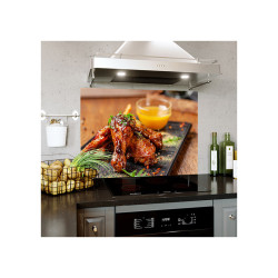 Panou din sticla securizata, protectie plita, aragaz, antistropire, print UV, Chicken Roasted