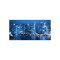 Decor perete bucatarie, protectie aragaz, City by Night