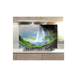 Panou bucatarie decorativ, protectie plita, Cascada Panou bucatarie decorativ, protectie plita, Cascada