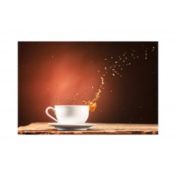 Panou protectie plita, aragaz, sticla securizata, Cofee Time