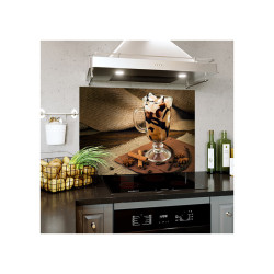 Panou decorativ bucatarie, protectie plita, aragaz, Ice Frappe