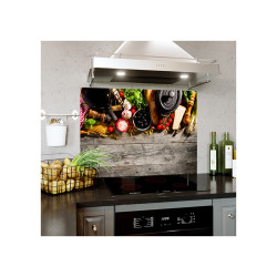 Placa decorativa bucatarie, protectie plita, aragaz, Ingrediente Italiene
