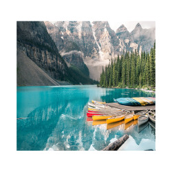 Placa decorativa bucatarie, protectie plita, aragaz, antistropire, Lac montan