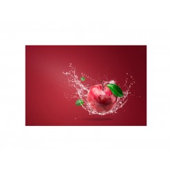 Panou decorativ bucatarie, protectie plita, antistropire, Red Apple