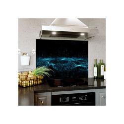 Panou decorativ, protectie plita, aragaz, print UV model Particule