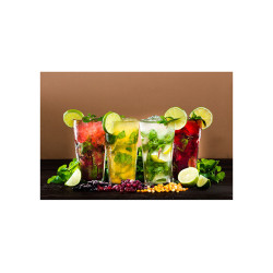 Panou decorativ, sticla securizata, protectie plita, aragaz, antistropire, print UV Tropical
