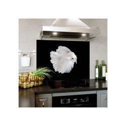 Placa decorativa bucatarie, antistropire, White Fish